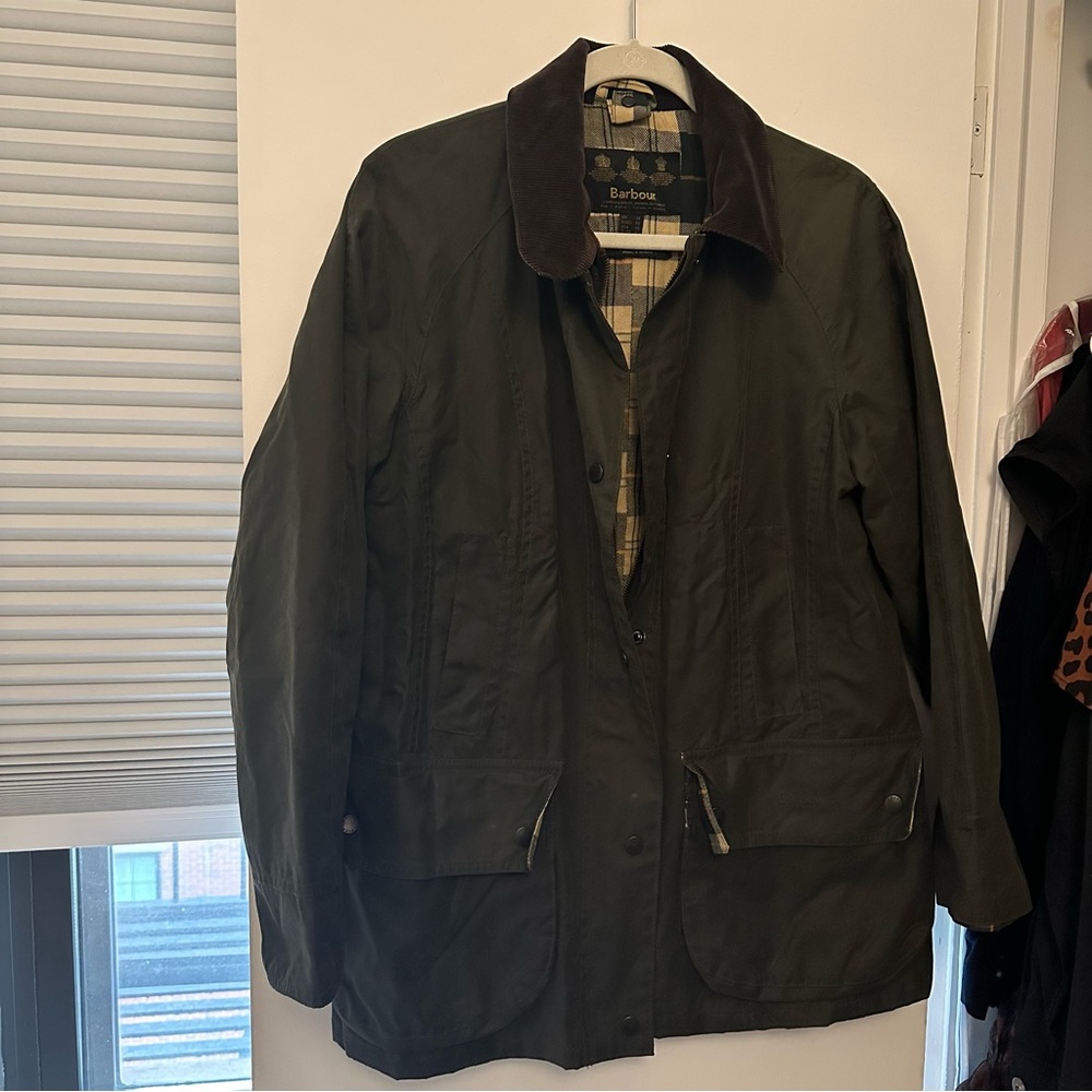 Barbour acorn waxed cotton jacket